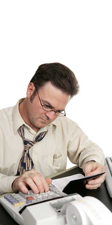 Man Doing Paperwork
